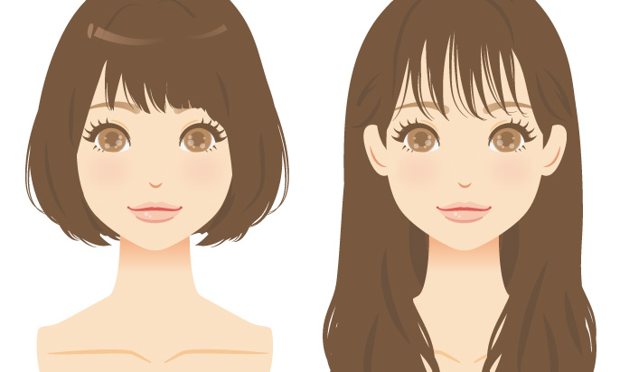 タカラベルモント様ルベル ヘアスタイルイラスト かわいいイラスト